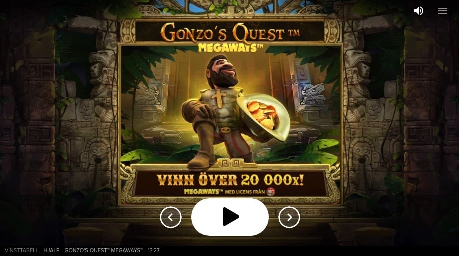 gonzos quest casino spel