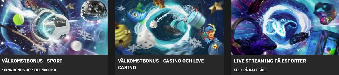 Fastbet delar inte ut någon välkomstbonus