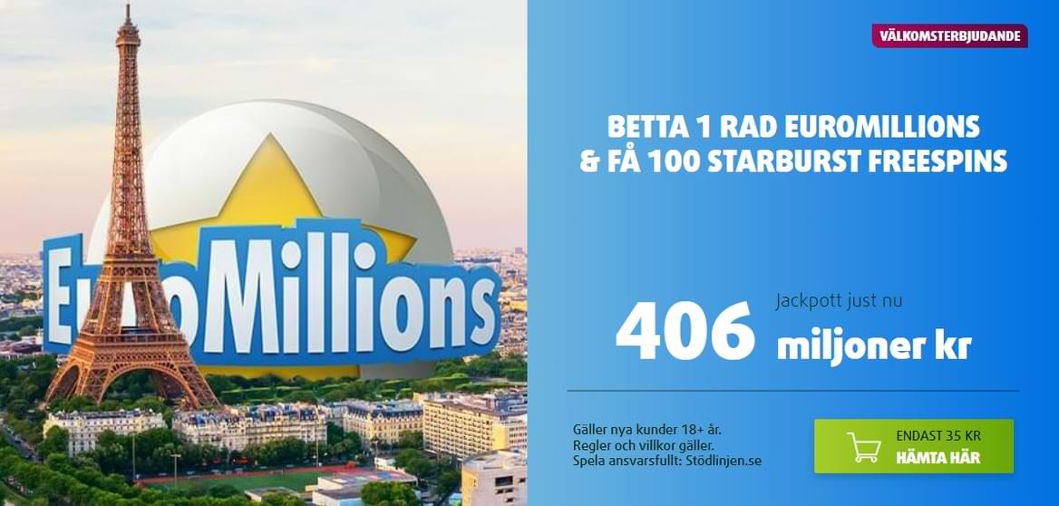 Lottoland Casino FÅ 100 STARBURST FREESPINS