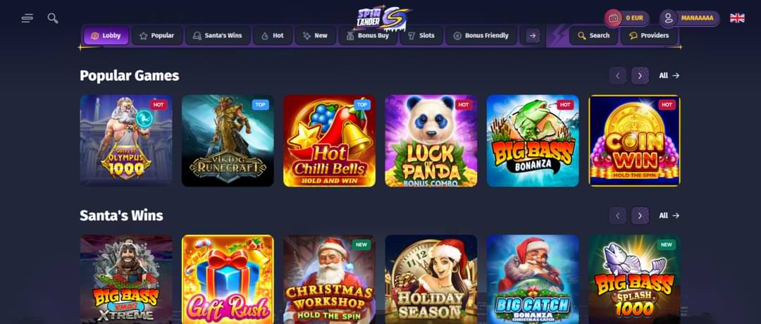 Spinlander games Spelutbud hos Spinlander Casino